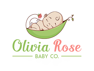 Olivia Rose Baby Co. logo design by Optimus