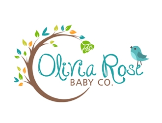 Olivia Rose Baby Co. logo design by ingepro