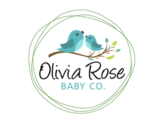 Olivia Rose Baby Co. logo design by ingepro
