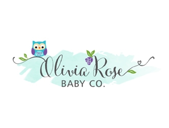 Olivia Rose Baby Co. logo design by ingepro