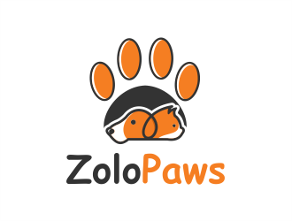 ZoloPaws logo design by evdesign