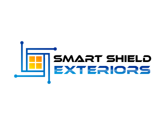 Smart Shield Exteriors  logo design by ROSHTEIN