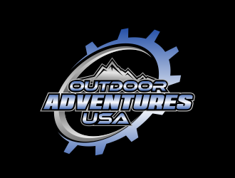 Outdoor Adventures USA logo design by beejo