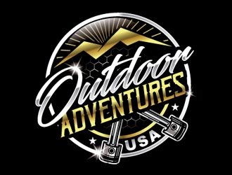Outdoor Adventures USA logo design by gogo