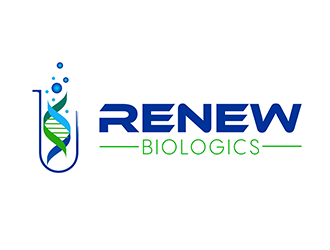 Renew Biologics logo design by 3Dlogos