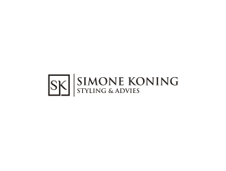 Simone Koning Styling & Advies logo design by Barkah