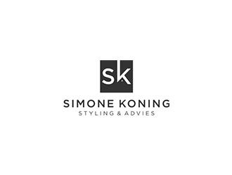 Simone Koning Styling & Advies logo design by blackcane