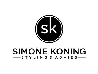 Simone Koning Styling & Advies logo design by nurul_rizkon