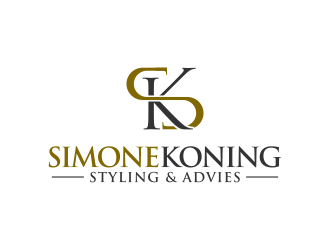 Simone Koning Styling & Advies logo design by ingepro