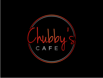 Chubbys Cafe logo design by bricton