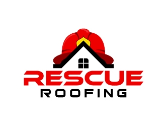 Rescue Roofing logo design by desynergy
