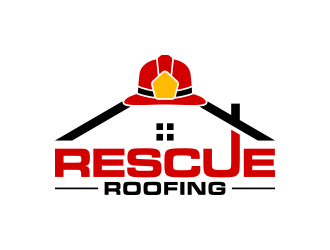 Rescue Roofing logo design by lexipej