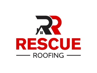 Rescue Roofing logo design by Anizonestudio