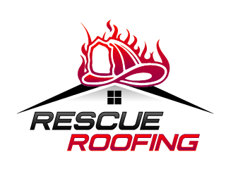 Rescue Roofing logo design by axel182