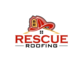 Rescue Roofing logo design by desynergy