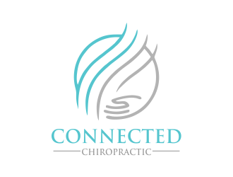 Connected Chiropractic logo design by ROSHTEIN