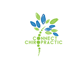 Connected Chiropractic logo design by Mihaela