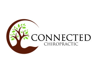 Connected Chiropractic logo design by jetzu