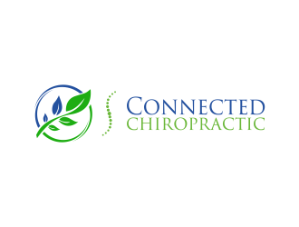 Connected Chiropractic logo design by qqdesigns