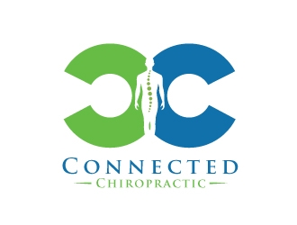 Connected Chiropractic logo design by REDCROW