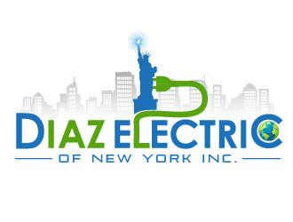 Diaz Electric of New York Inc. logo design by prodesign