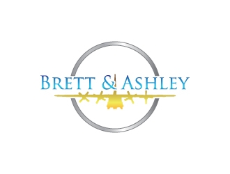 Brett and Ashley  logo design by desynergy