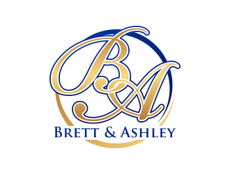 Brett and Ashley  logo design by lexipej