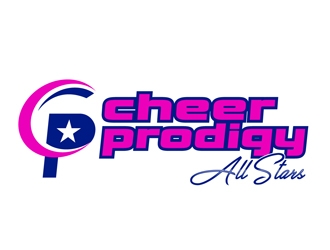 Cheer Prodigy All-Stars  logo design by DreamLogoDesign