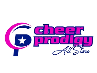 Cheer Prodigy All-Stars  logo design by DreamLogoDesign