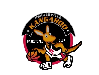 Parkerville Kangaroos Basketball Club logo design by bougalla005