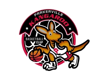 Parkerville Kangaroos Basketball Club logo design by bougalla005