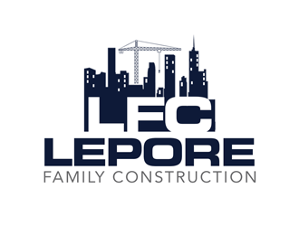 Lepore Family Construction logo design by kunejo