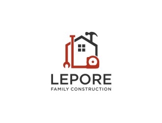 Lepore Family Construction logo design by logobat