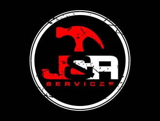J&A Services logo design by daywalker