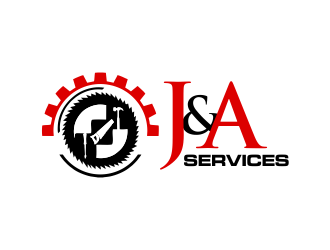 J&A Services logo design by ROSHTEIN