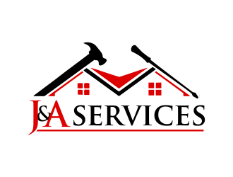 J&A Services logo design by ROSHTEIN