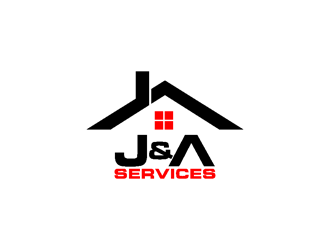 J&A Services logo design by coco