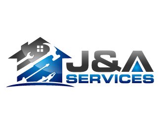 J&A Services logo design by THOR_