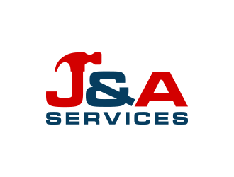 J&A Services logo design by lexipej