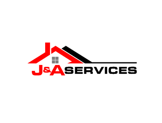 J&A Services logo design by coco