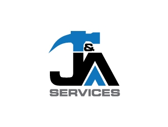 J&A Services logo design by yans