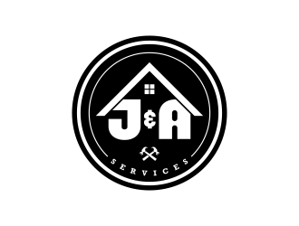 J&A Services logo design by ekitessar