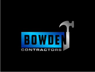 Bowden Contractors, LLC logo design by bricton