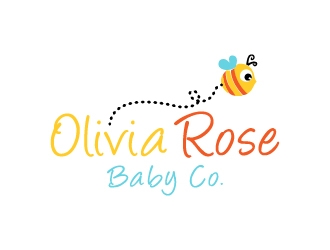 Olivia Rose Baby Co. logo design by createdesigns