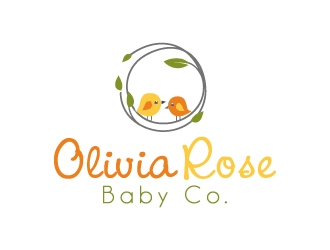 Olivia Rose Baby Co. logo design by createdesigns