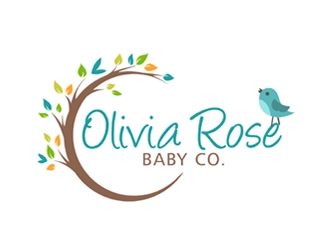 Olivia Rose Baby Co. logo design by ingepro