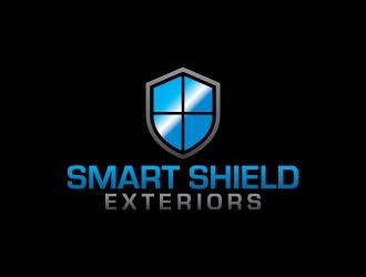 Smart Shield Exteriors  logo design by lokiasan