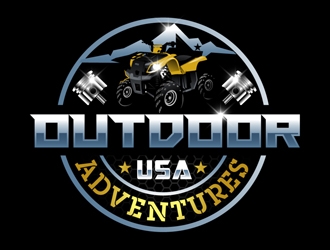Outdoor Adventures USA logo design by DreamLogoDesign