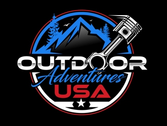 Outdoor Adventures USA logo design by DreamLogoDesign