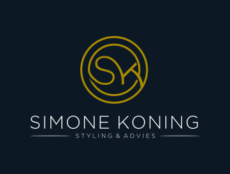 Simone Koning Styling & Advies logo design by Mahrein